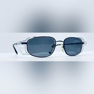 Vintage OG 115 Gray Oval Sunglasses Frames Only
